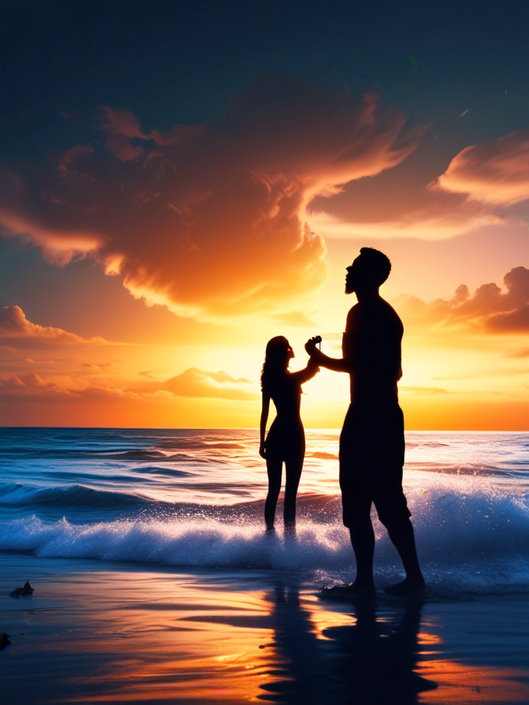 AI-generated chastity image