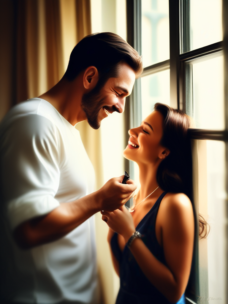 AI-generated chastity image