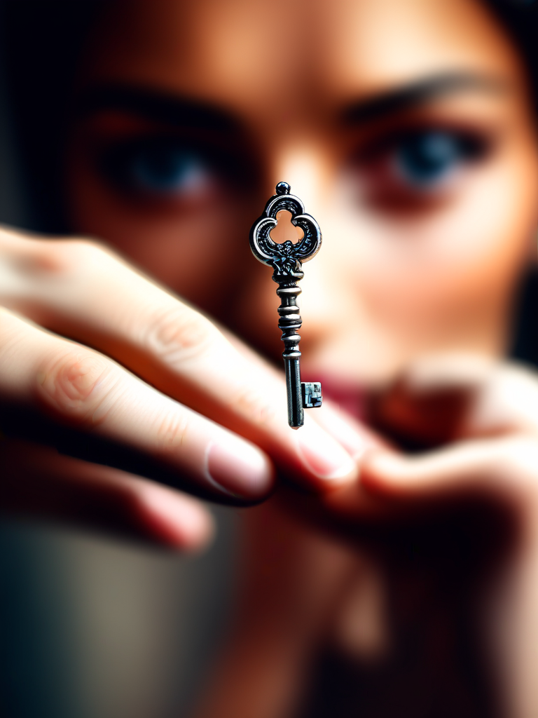 AI-generated chastity image