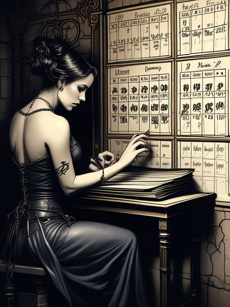 AI-generated chastity image