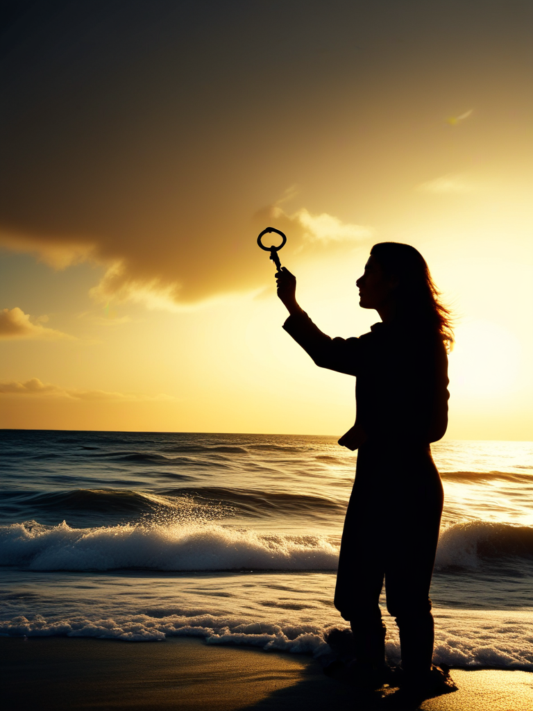 AI-generated chastity image