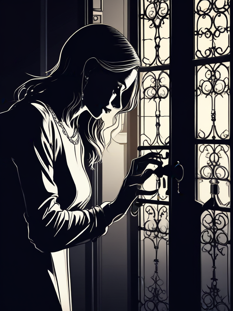 AI-generated chastity image