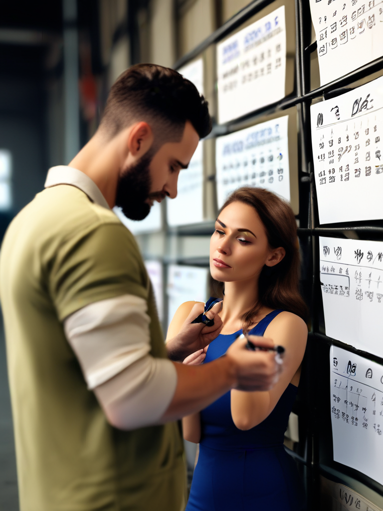 AI-generated chastity image