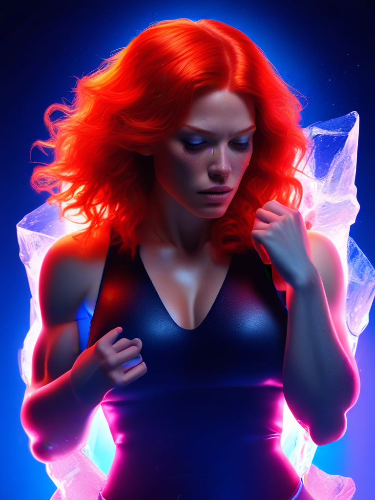 AI-generated chastity image