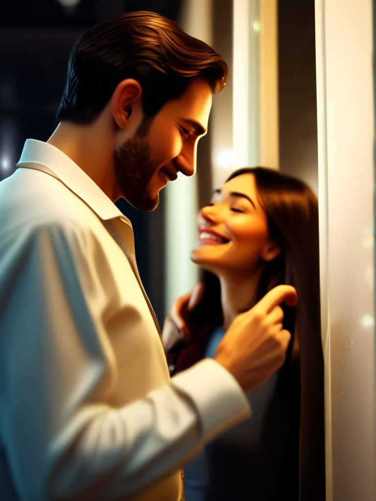 AI-generated chastity image