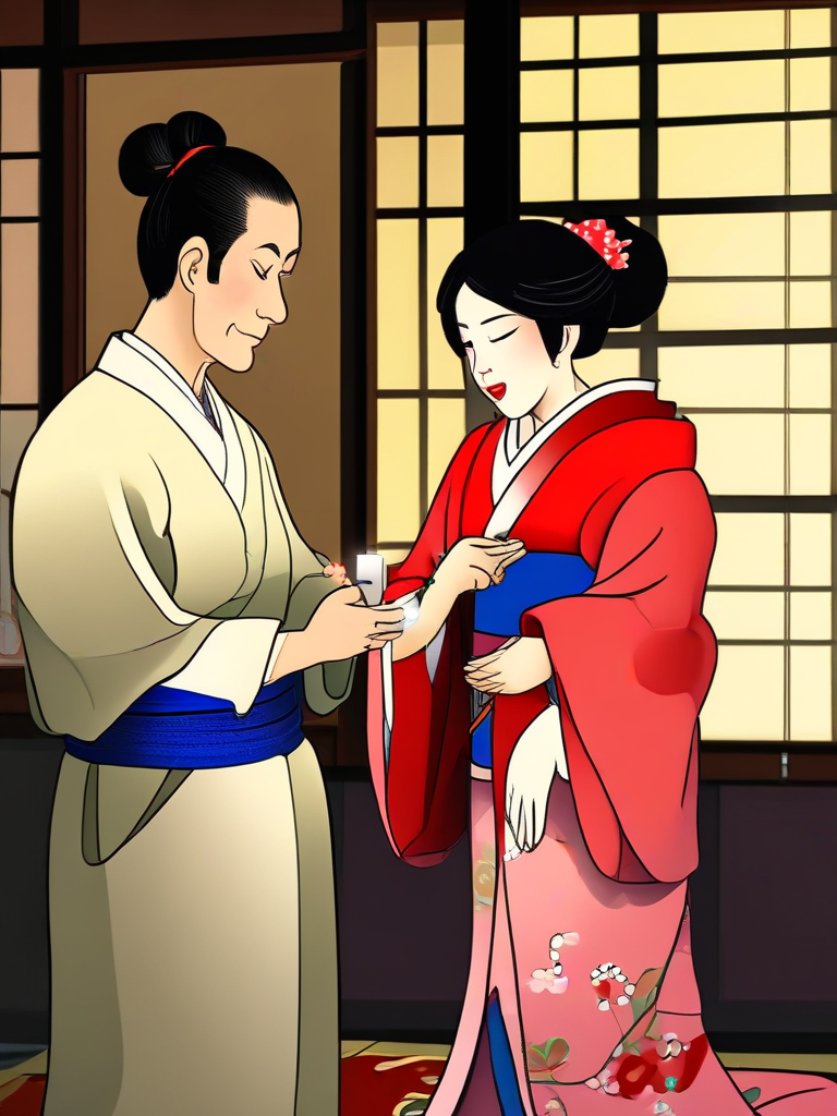 AI-generated chastity image