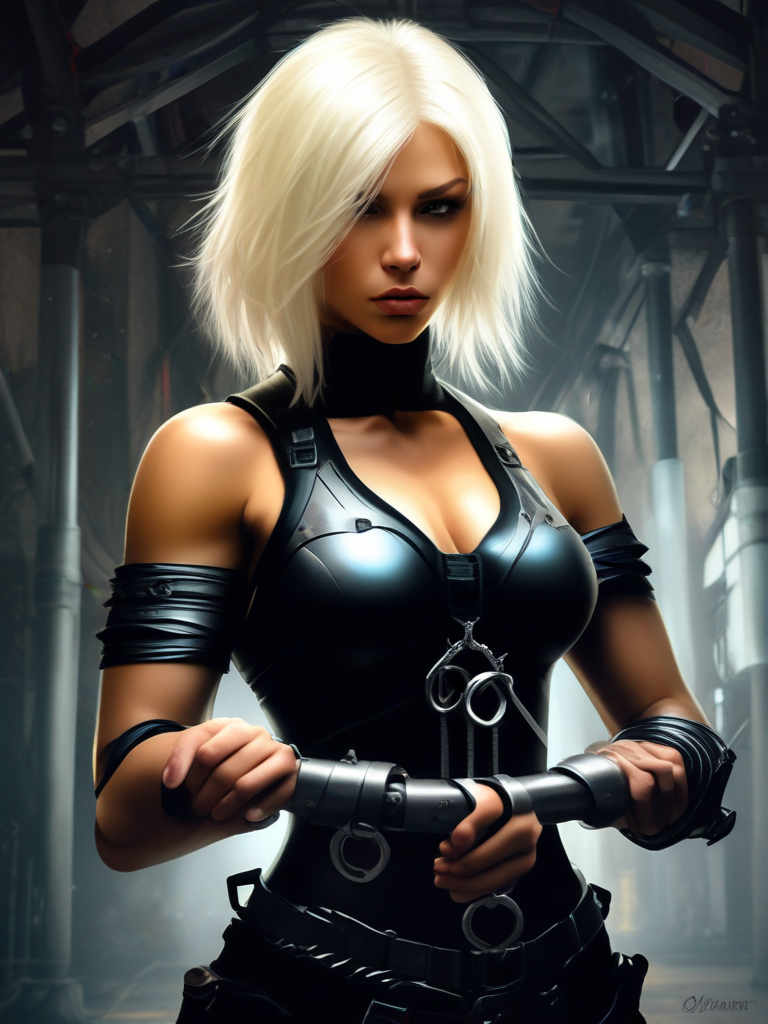 AI-generated chastity image