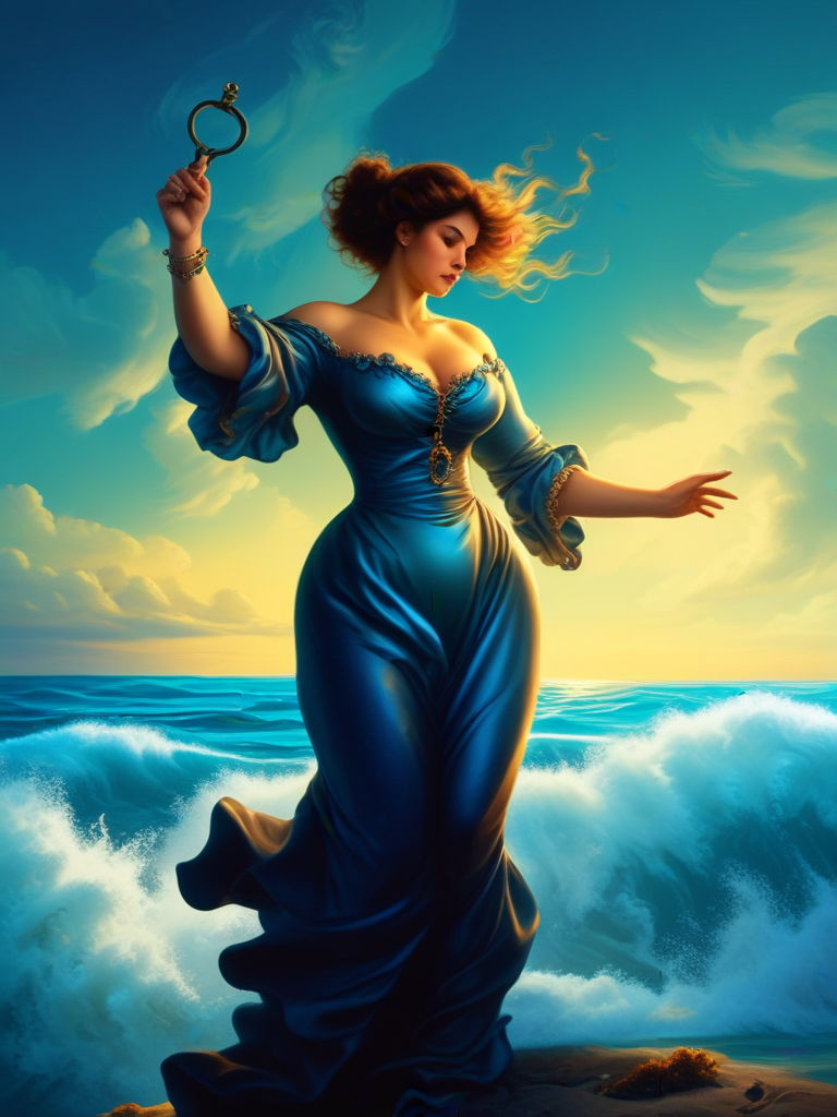 AI-generated chastity image