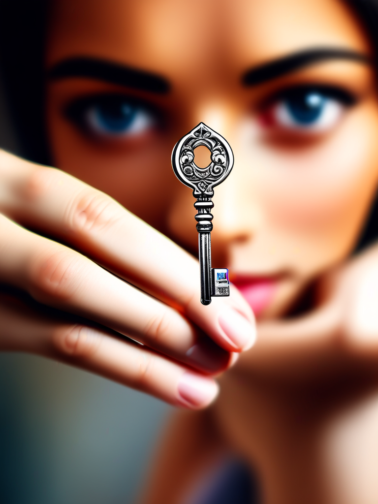 AI-generated chastity image