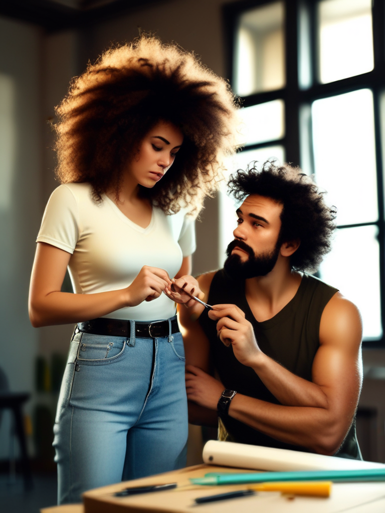 AI-generated humiliation image