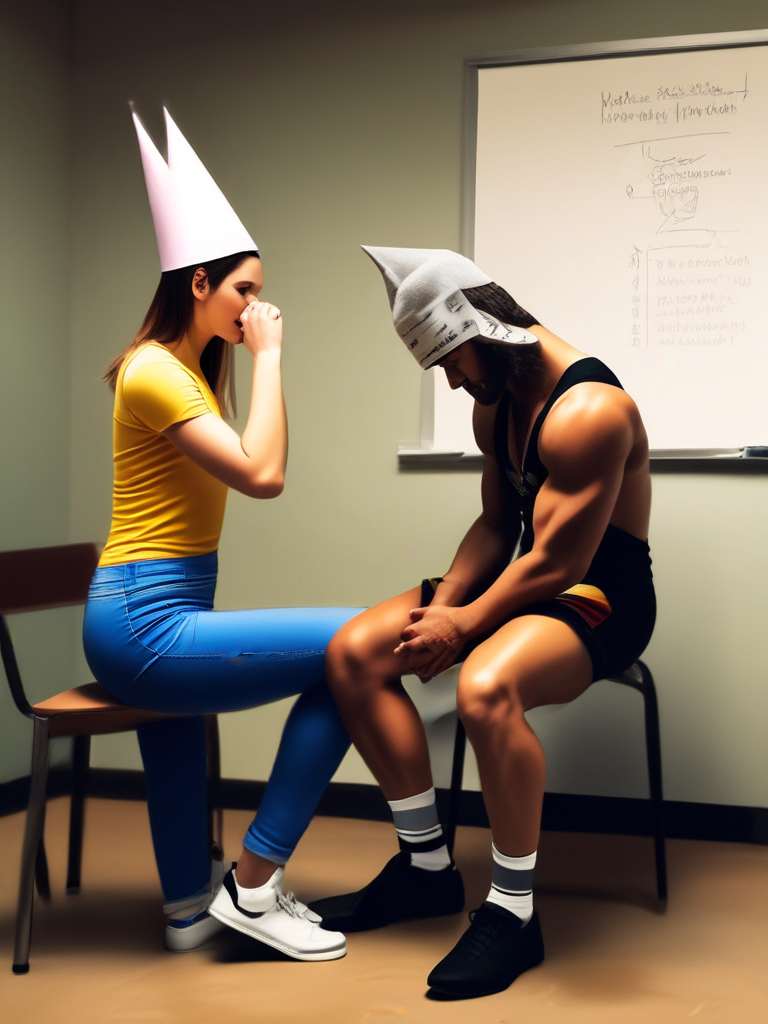 AI-generated humiliation image