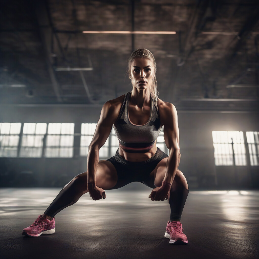 Athletic fitness photography