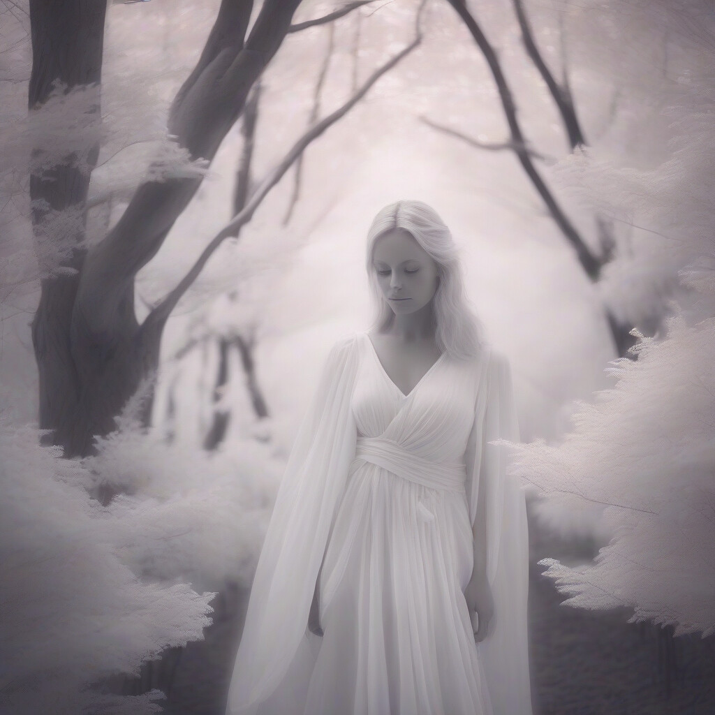 Infrared fine art nature portrait