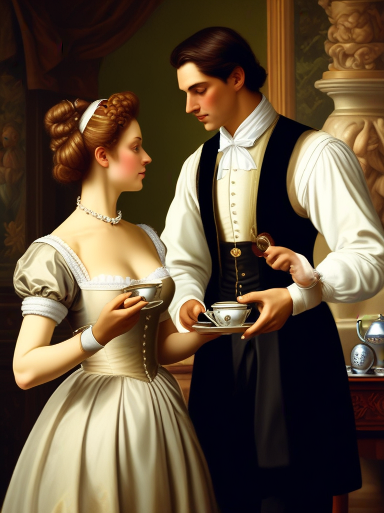 AI-generated sissy image