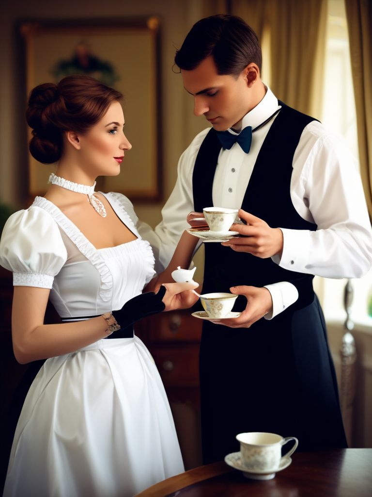 AI-generated sissy image