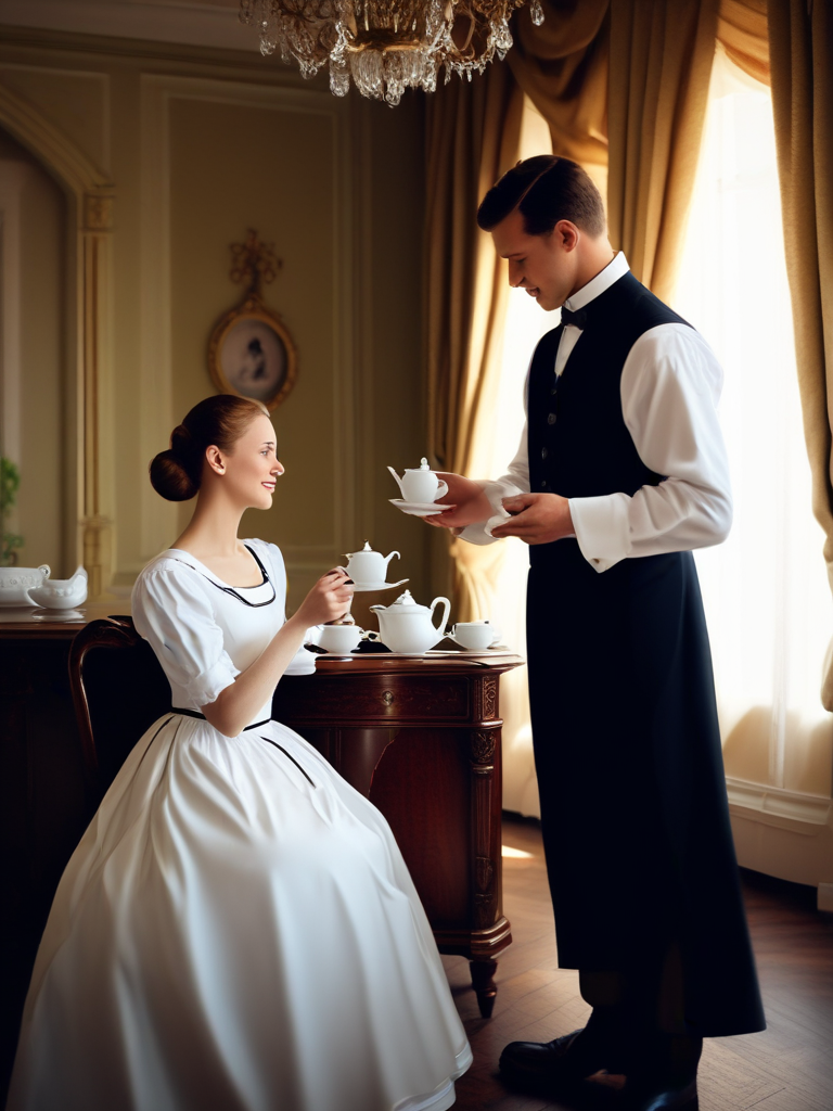 AI-generated sissy image