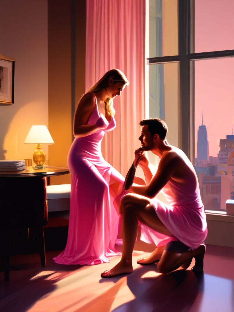 AI-generated sissy image