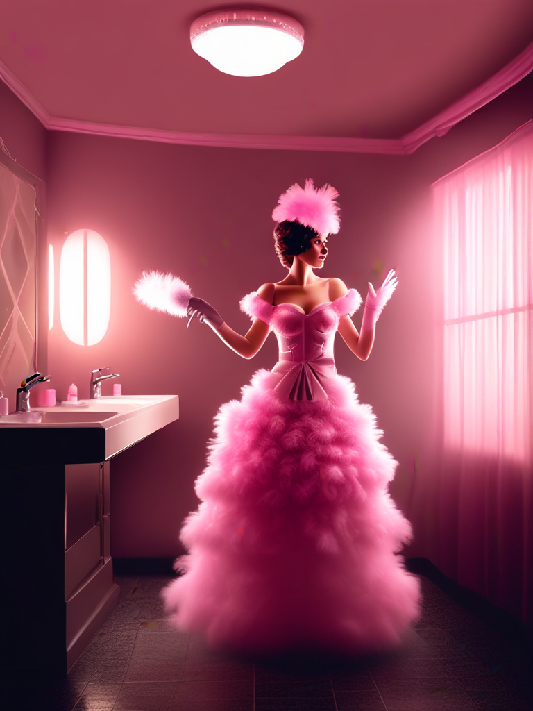 AI-generated sissy image