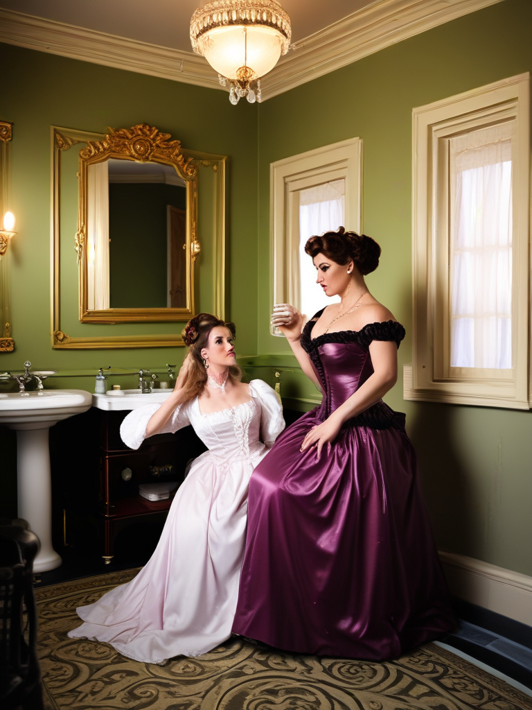 AI-generated sissy image