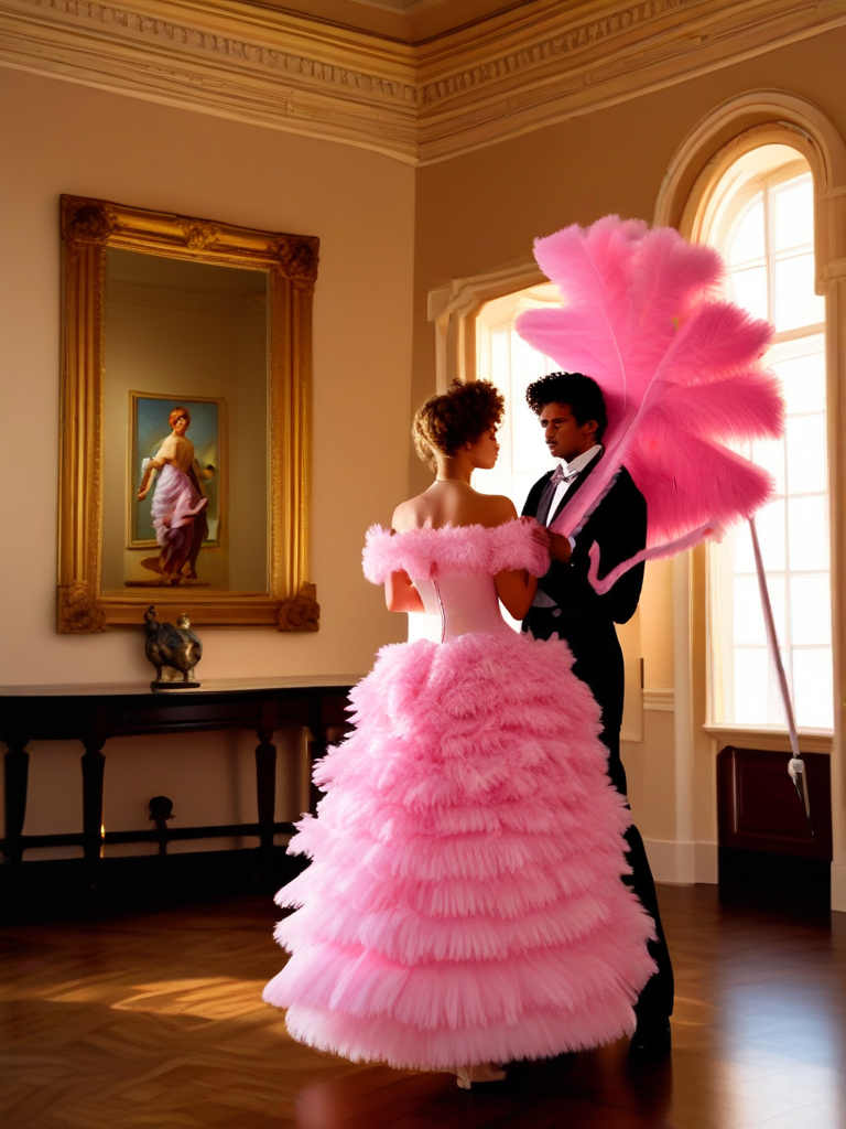 AI-generated sissy image