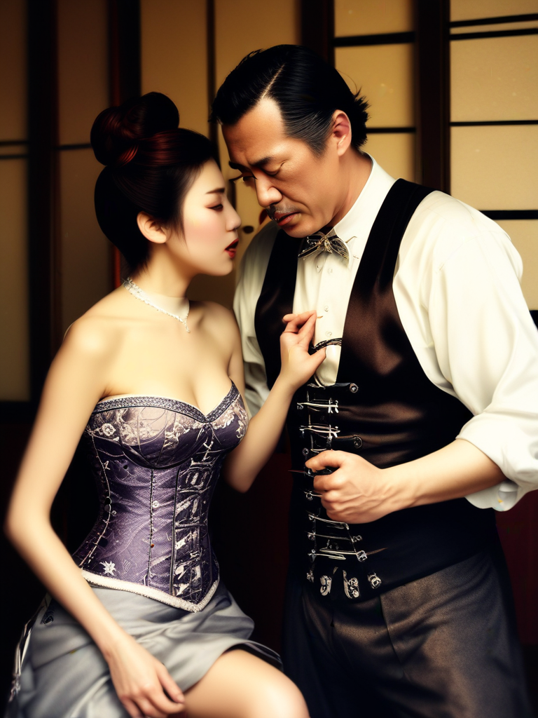 AI-generated sissy image