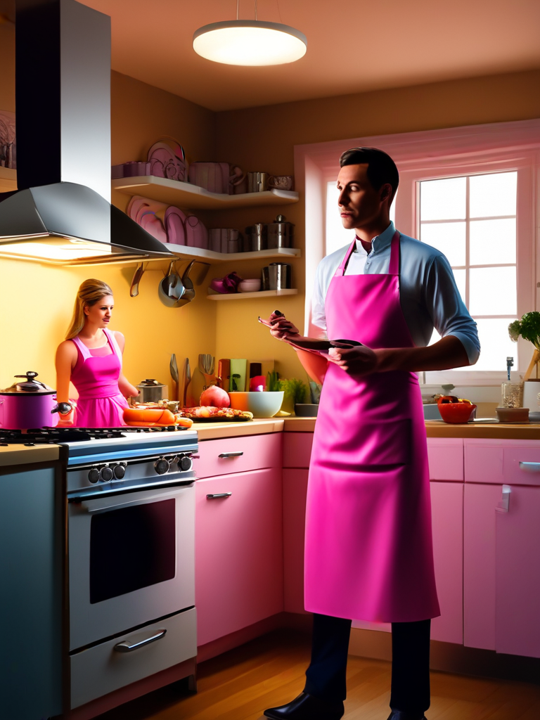 AI-generated sissy image