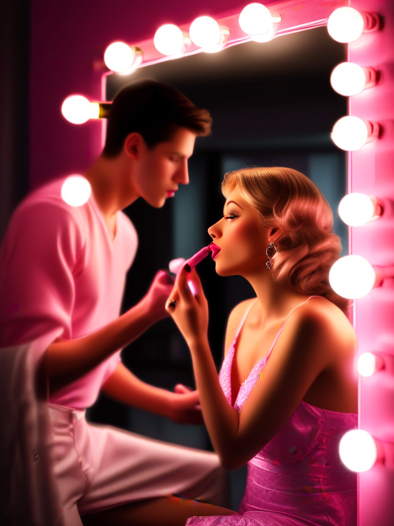 AI-generated sissy image