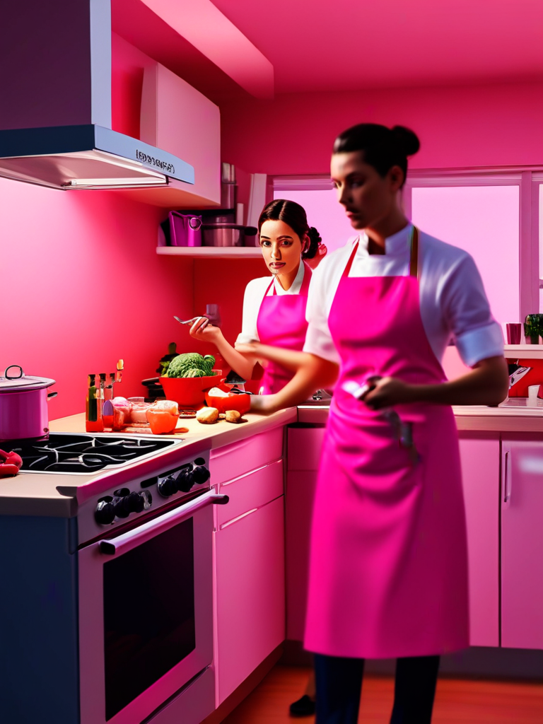 AI-generated sissy image