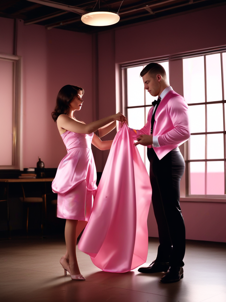 AI-generated sissy image