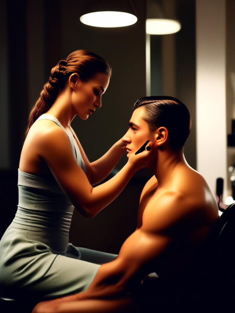 AI-generated sissy image