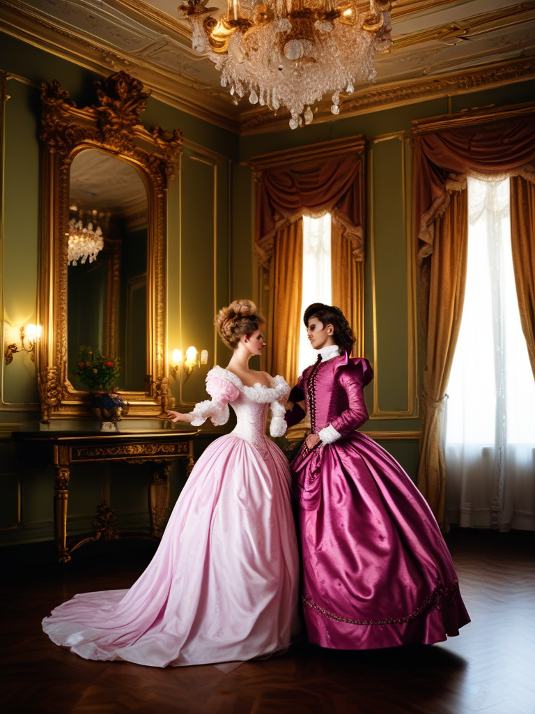 AI-generated sissy image