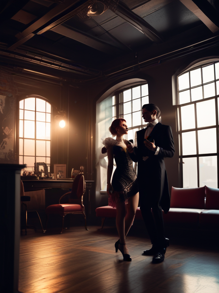 AI-generated sissy image