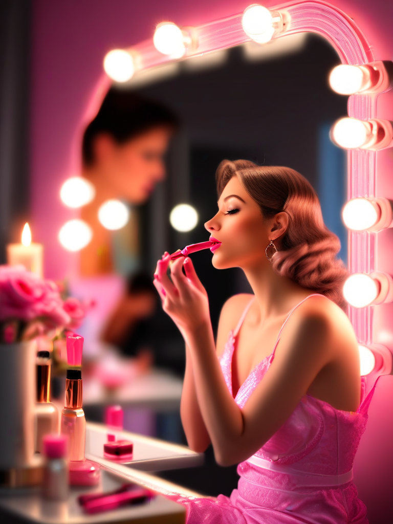 AI-generated sissy image