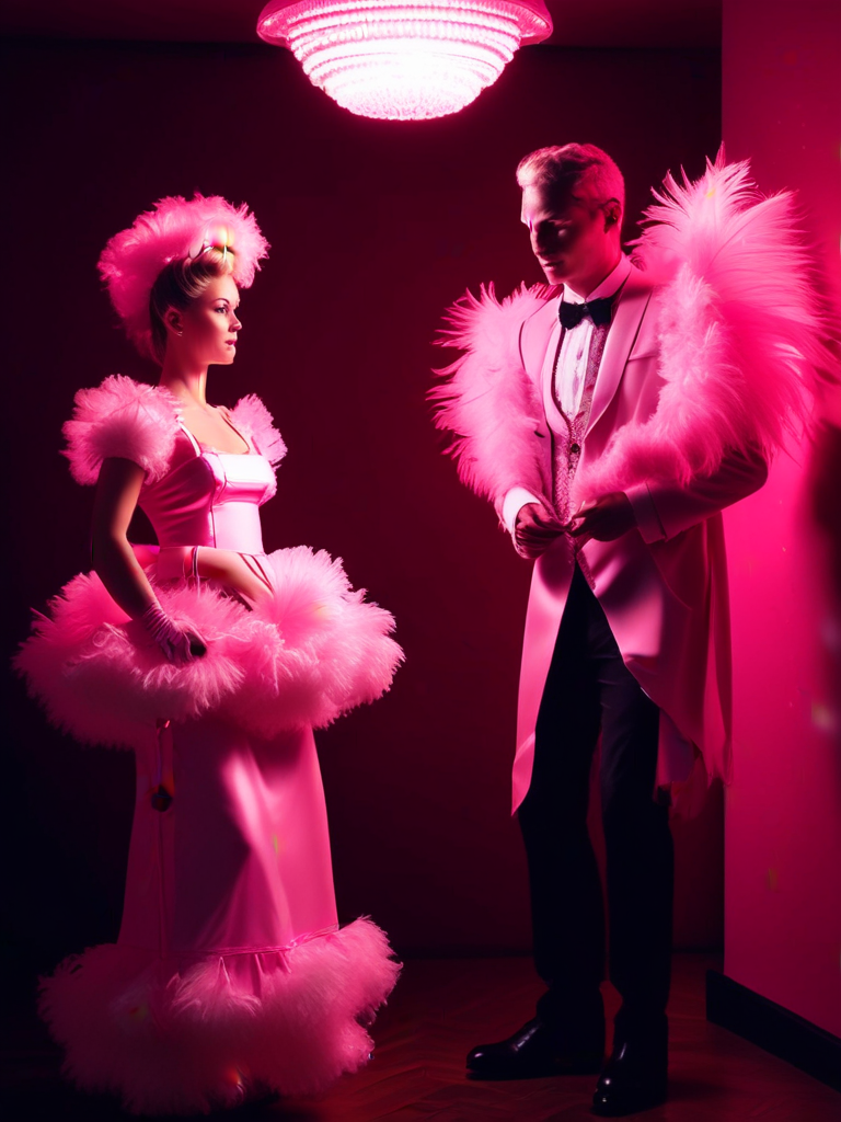 AI-generated sissy image