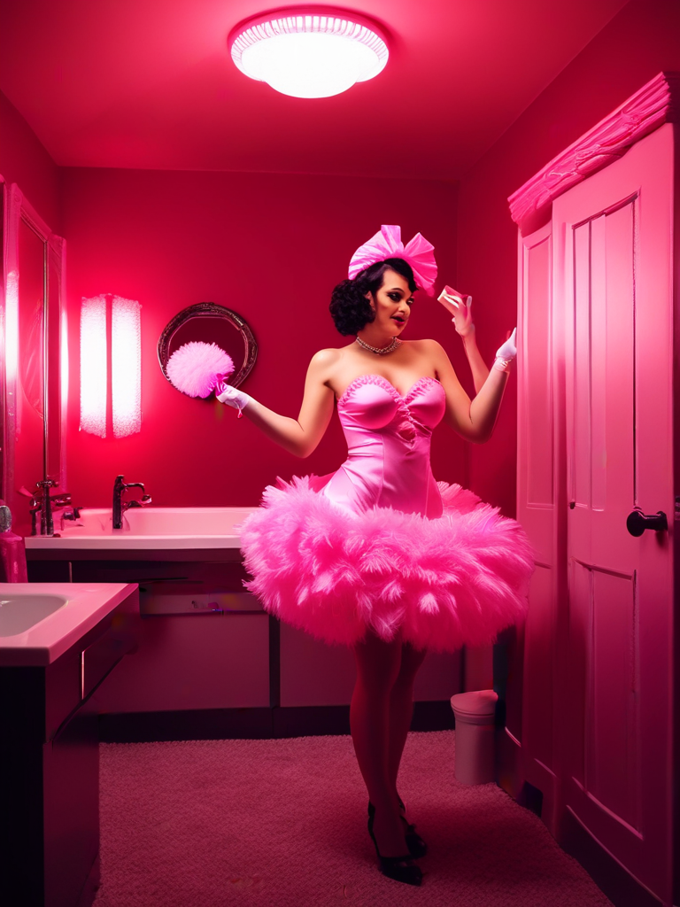 AI-generated sissy image