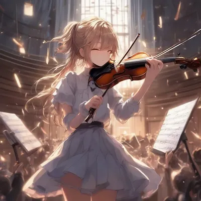 Anime violinist in concert spotlight