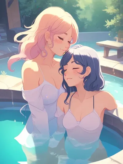 AI-generated anime image