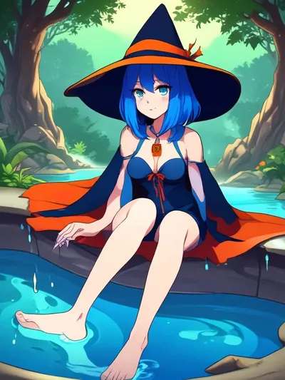 AI-generated anime image