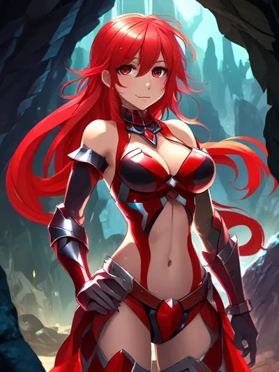 AI-generated anime image