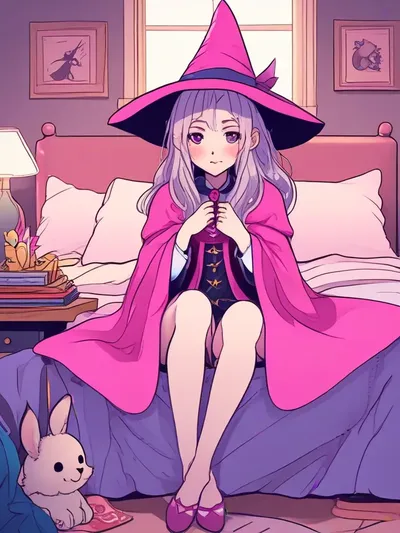 AI-generated anime image