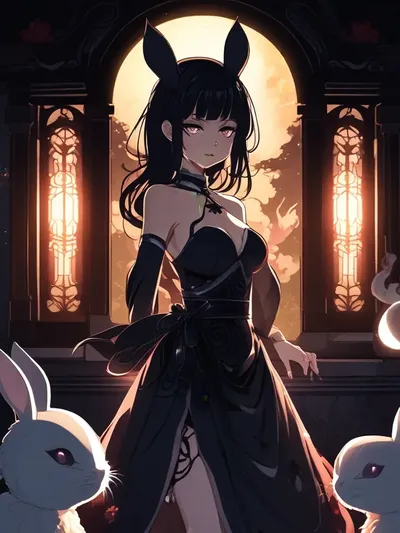 AI-generated anime image