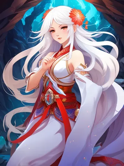 AI-generated anime image