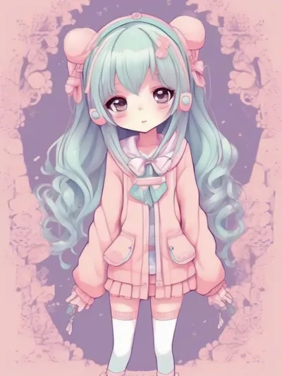 AI-generated anime image