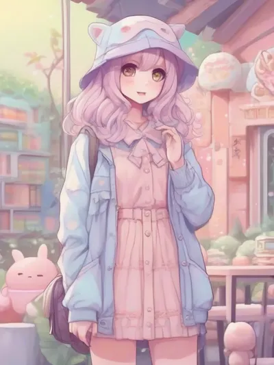 AI-generated anime image