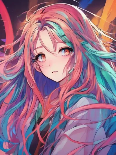 AI-generated anime image