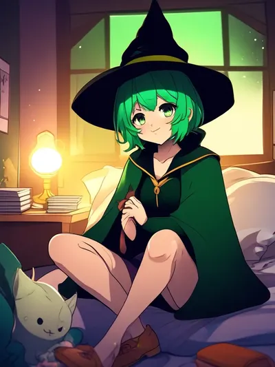 AI-generated anime image