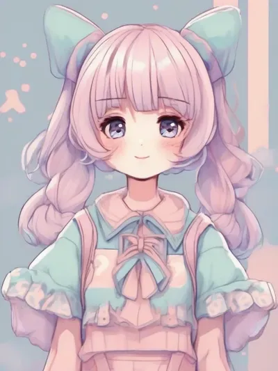 AI-generated anime image