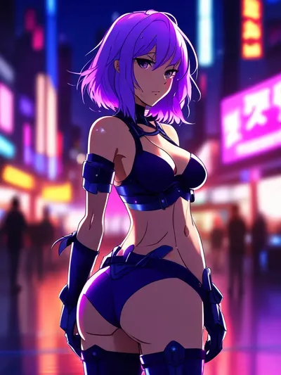 AI-generated anime image