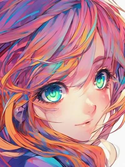 AI-generated anime image