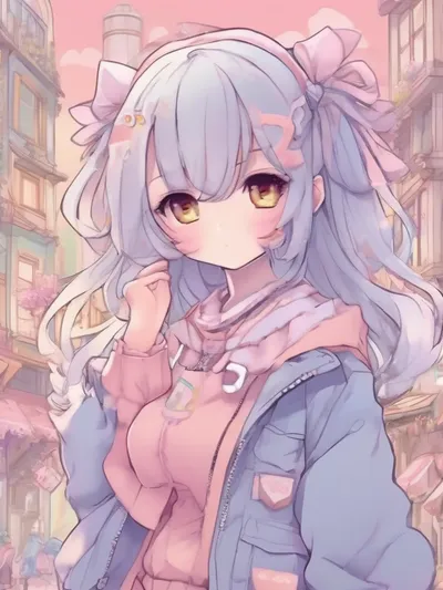 AI-generated anime image